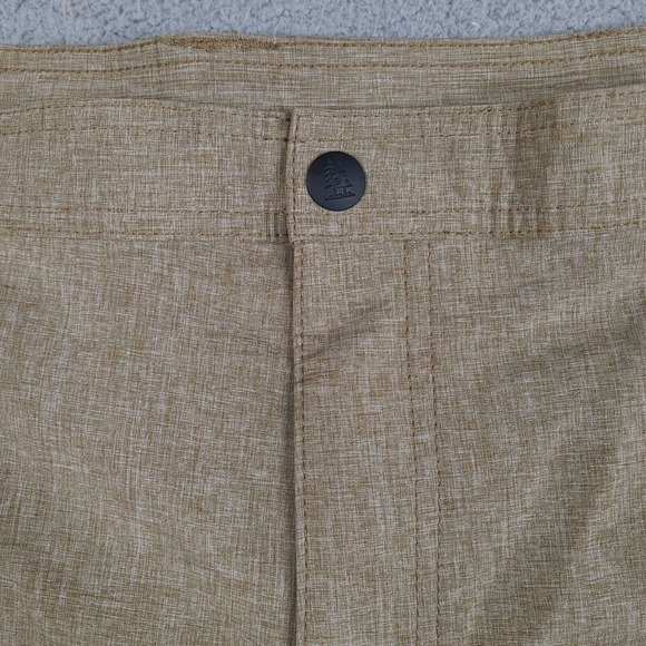 GH Bass & Co Shorts Mens 43 Brown Explorer Golf Hiking Polyester Blend - Picture 4 of 13